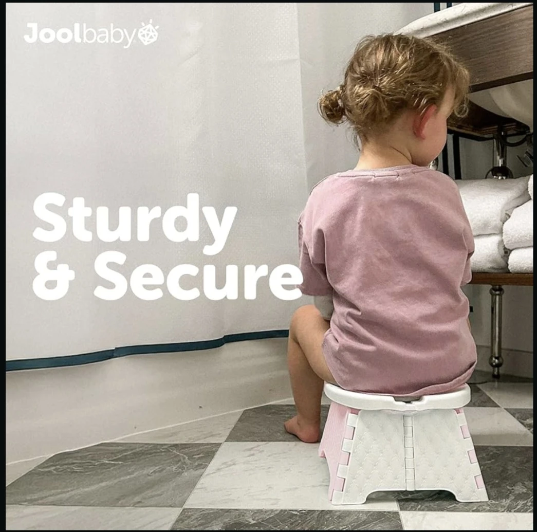 Joolbaby Travel Potty Chair- Pink/White - photo 3