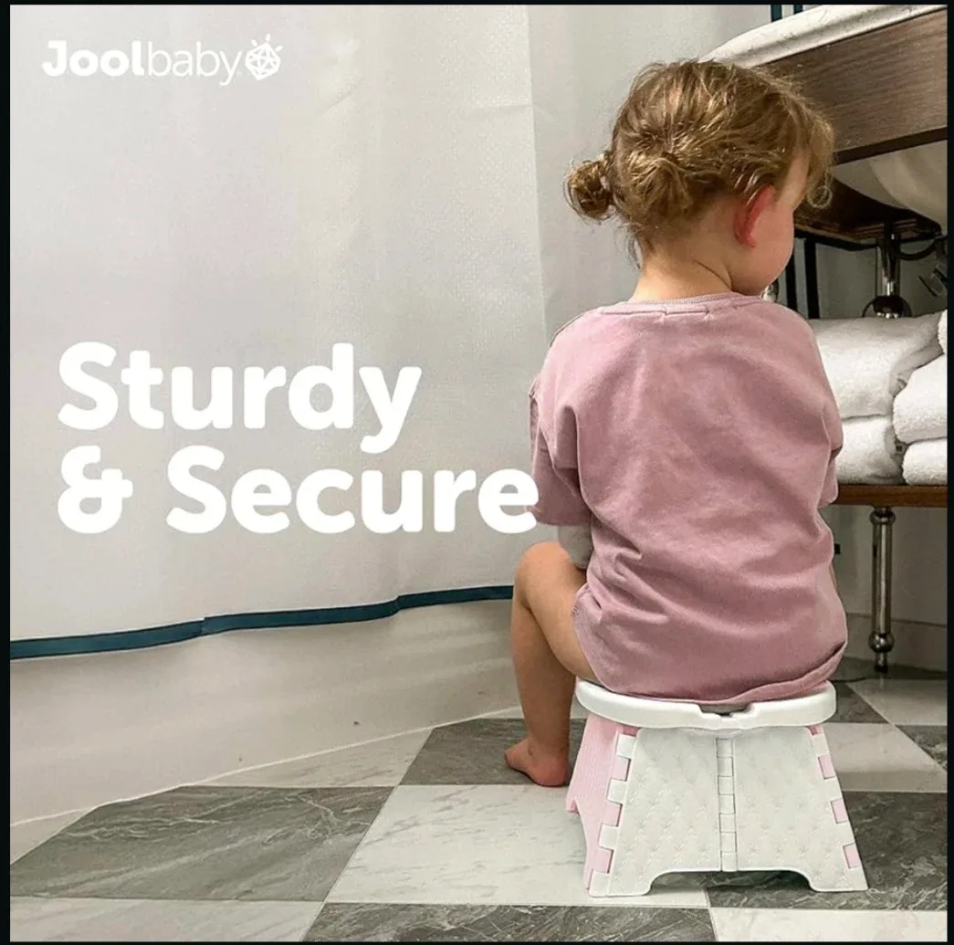 Joolbaby Travel Potty Chair- Pink/White image indicator(3)