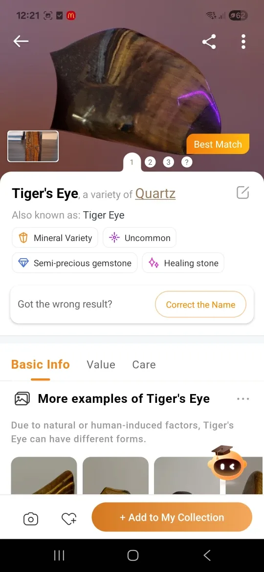Tiger's Eye Quartz Point image indicator(5)
