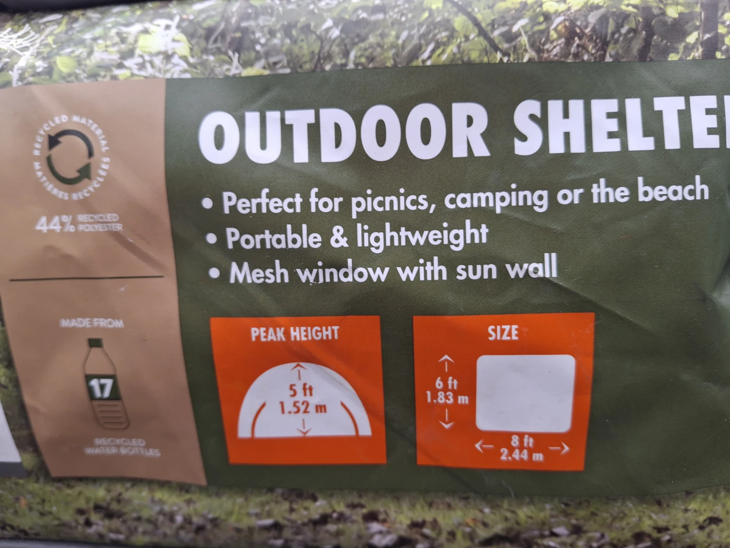 Ozark Trail Outdoor Shelter - Perfect for Picnics!