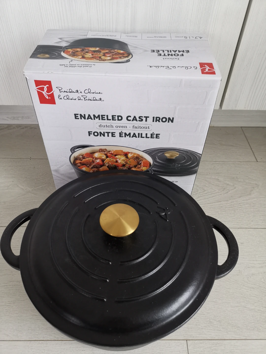 President's Choice Enamelled Cast Iron Dutch Oven