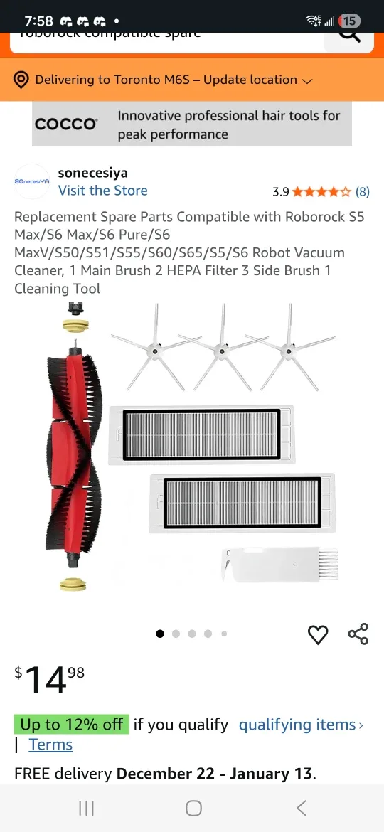 Roborock spare parts