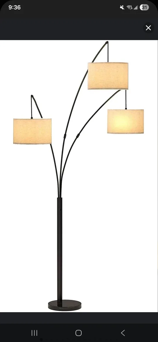 Arc Floor Lamp with 3 Lights