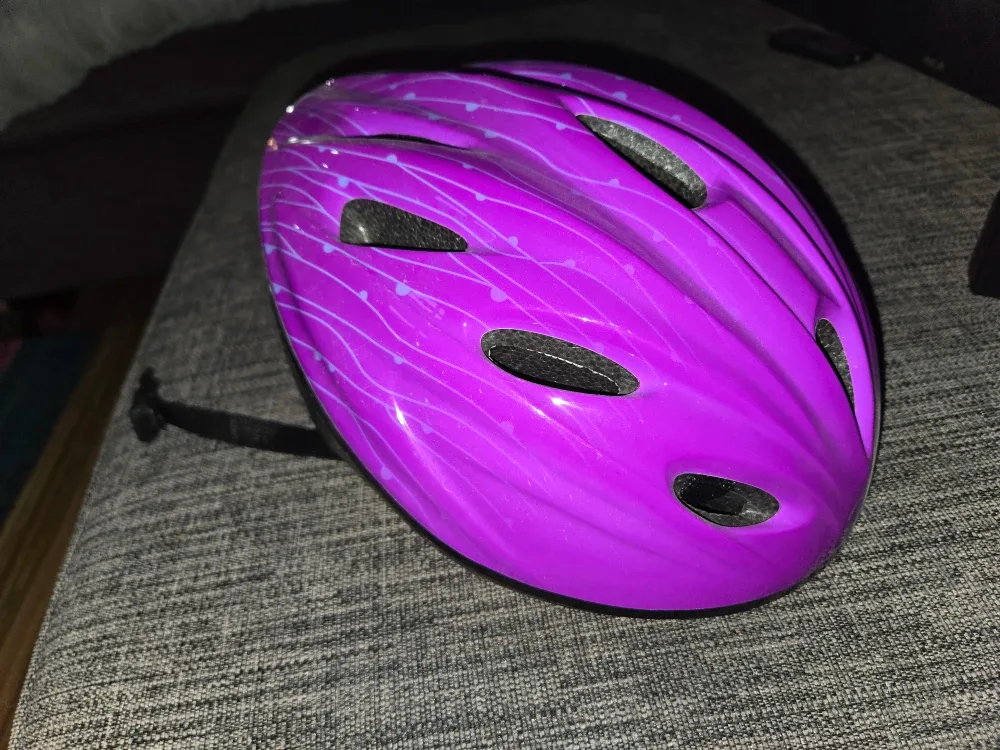 Purple Kids Bike Helmet