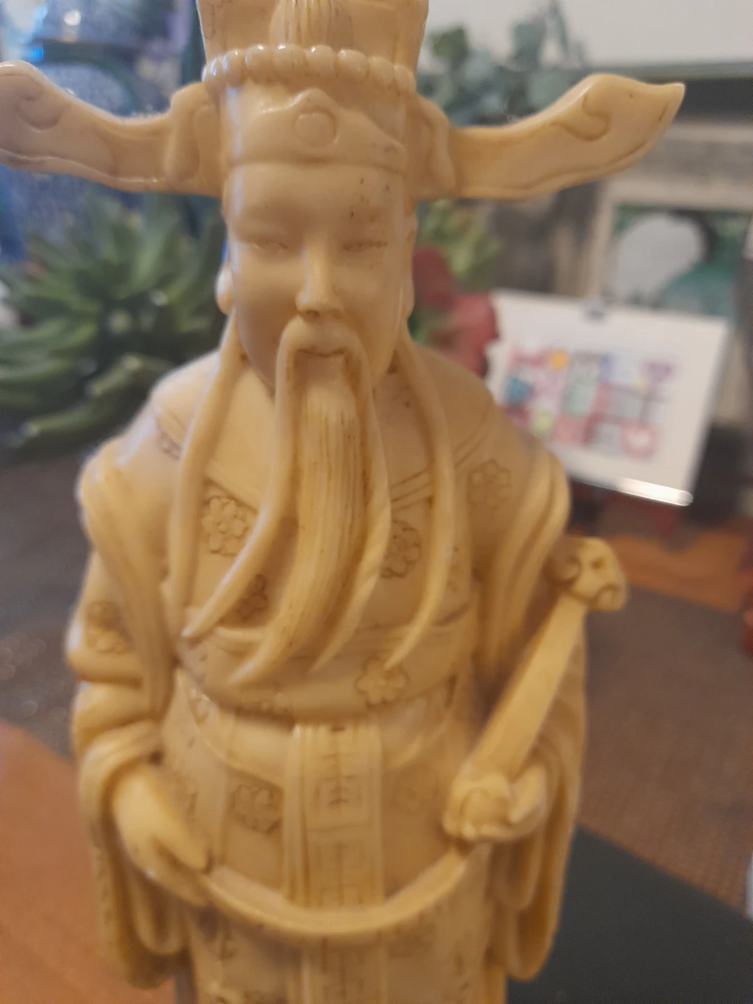 Vintage Figurine of Chinese God - photo 2