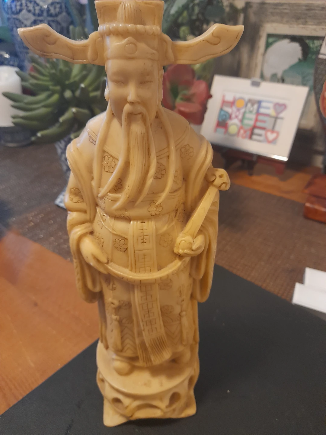 Vintage Figurine of Chinese God - photo 3