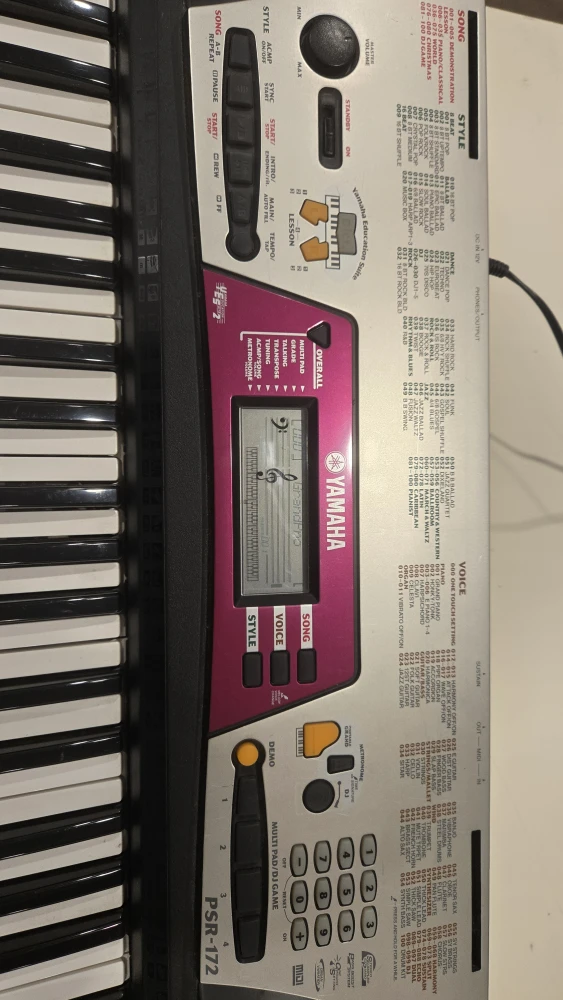 Yamaha PSR172 Portable Keyboard - photo 2