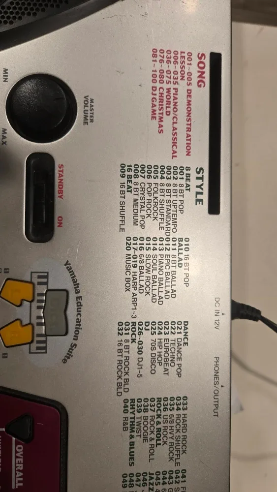 Yamaha PSR172 Portable Keyboard image indicator(3)