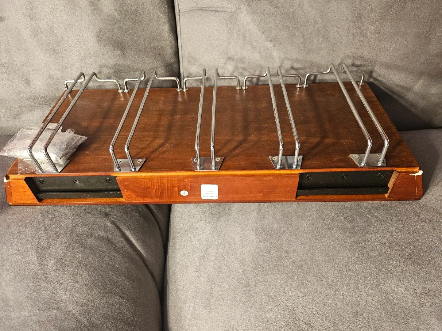 Wooden Wine Glass Rack