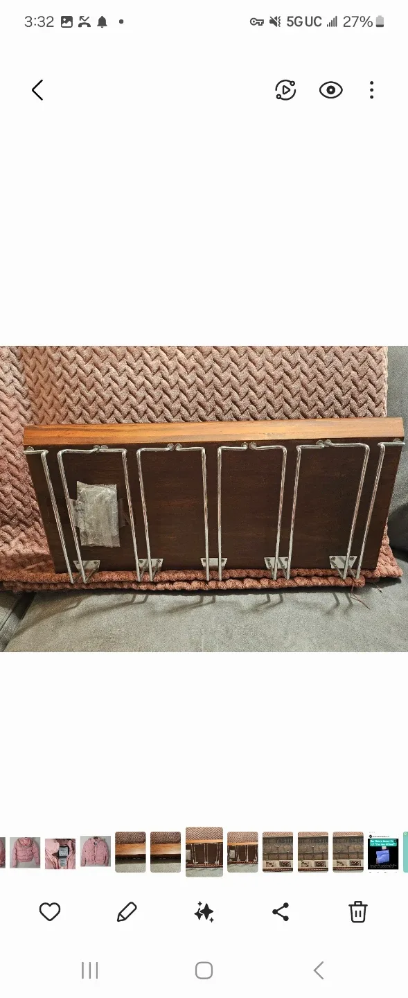 Wooden Wine Glass Rack image indicator(2)