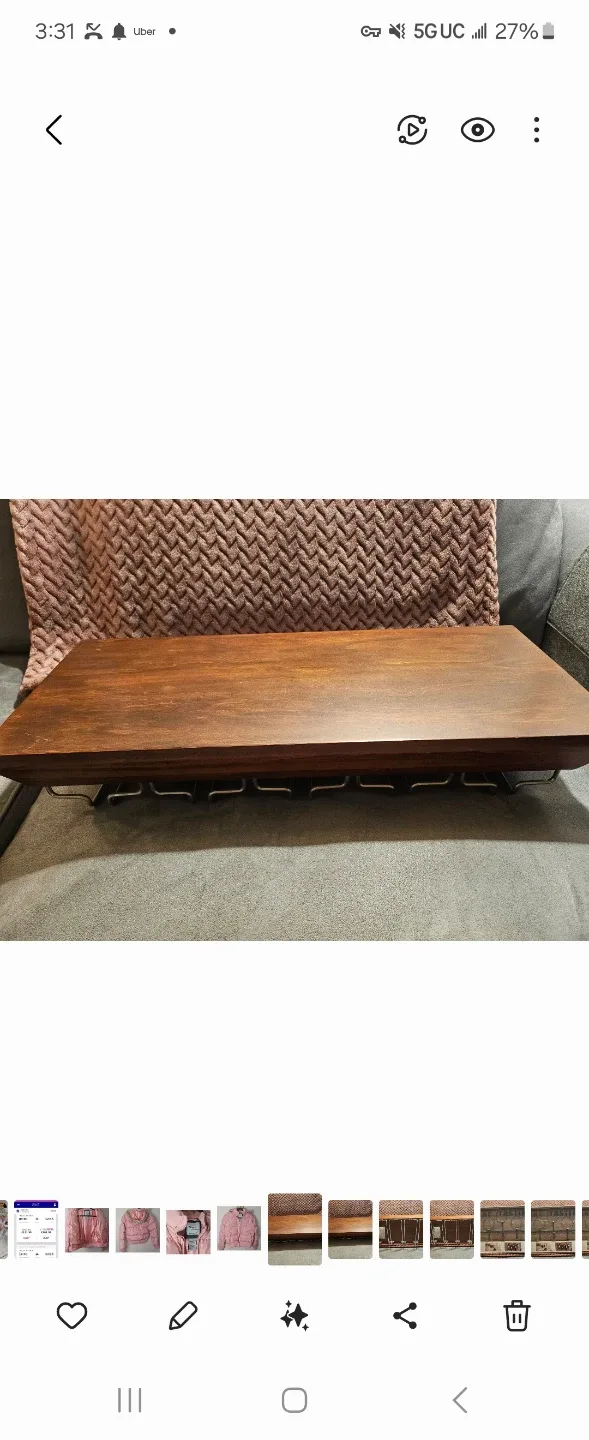 Wooden Wine Glass Rack image indicator(3)