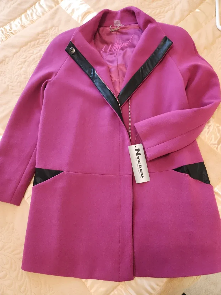 Nygard Collection Magenta Orchid Coat - Size 10