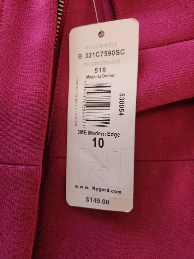 Nygard Collection Magenta Orchid Coat - Size 10 image indicator(2)