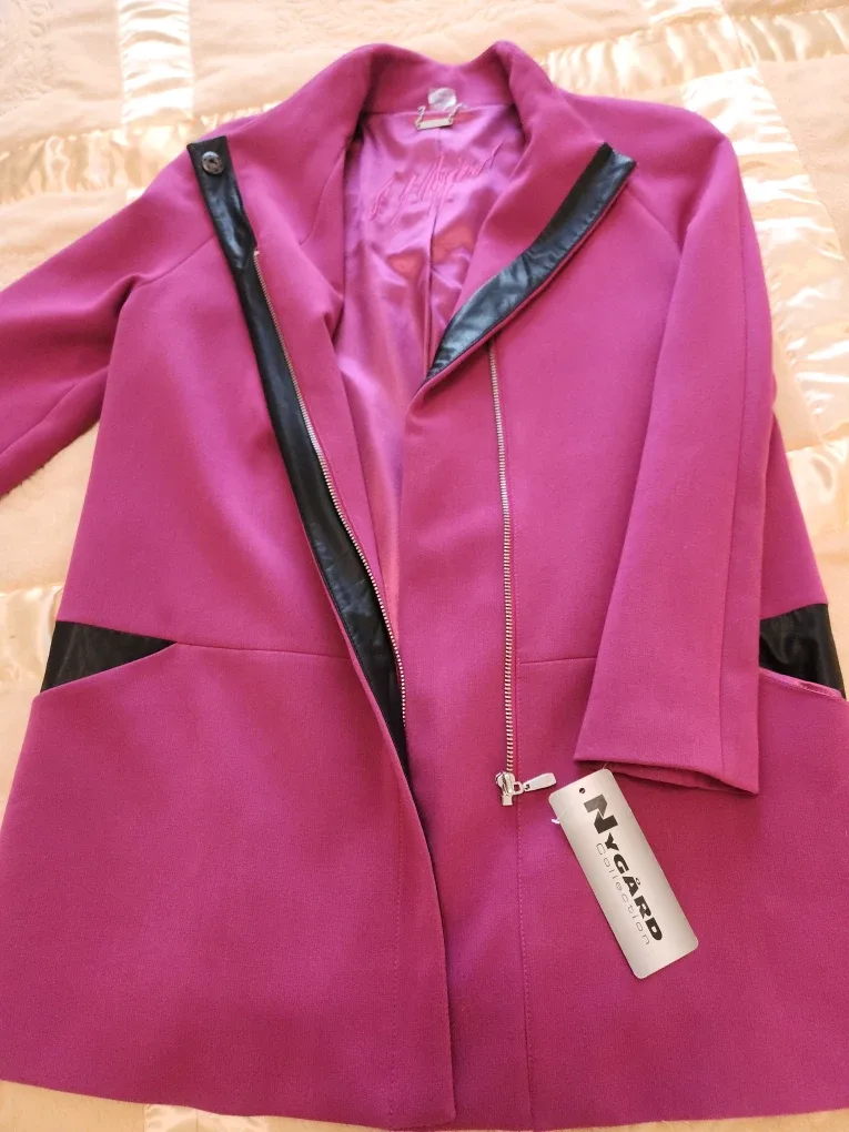 Nygard Collection Magenta Orchid Coat - Size 10 image indicator(4)