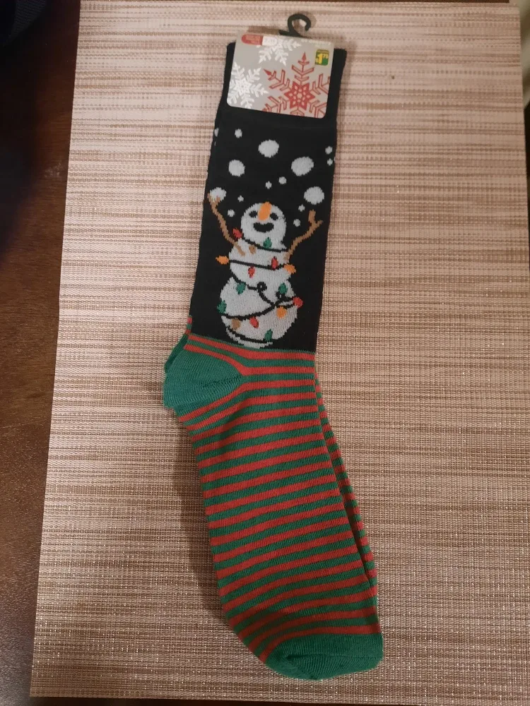 Dollarama Snowman Socks
