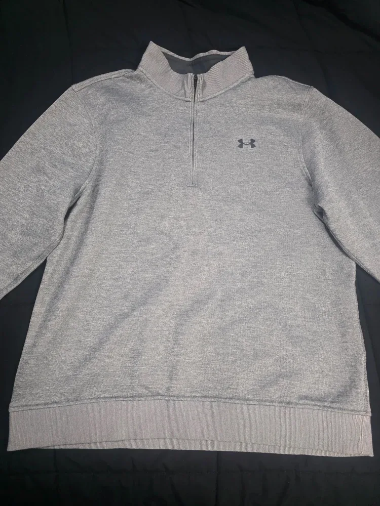 Under Armour Gray 1/4 Zip Pullover XL