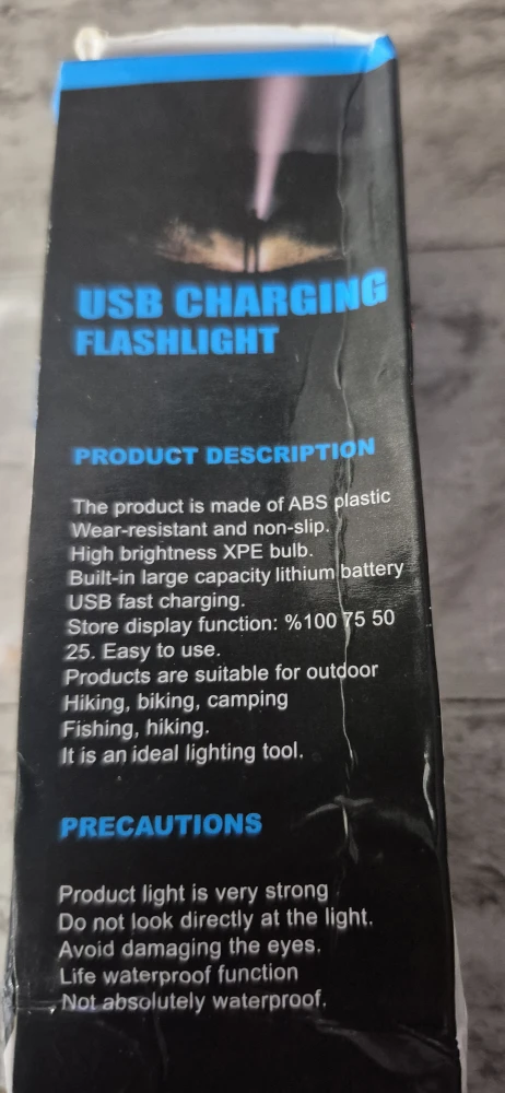 USB CHARGING FLASHLIGHT - photo 3