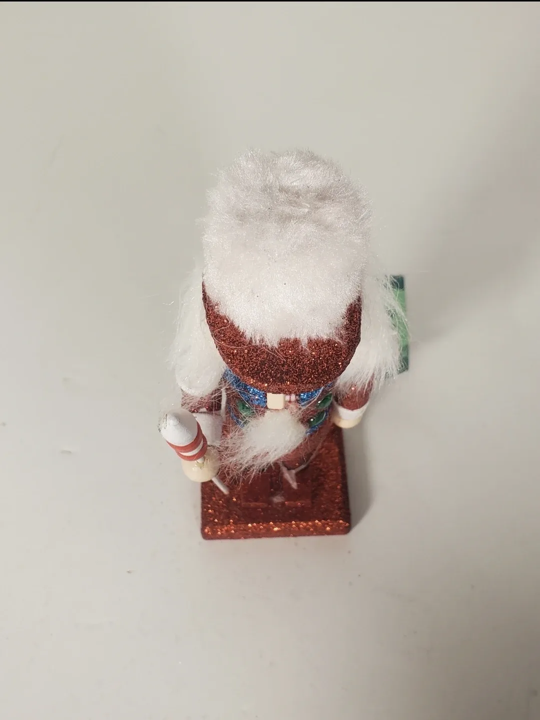 Christmas Red Glitter Nutcracker Holiday Home Décor 6 Inches image indicator(6)