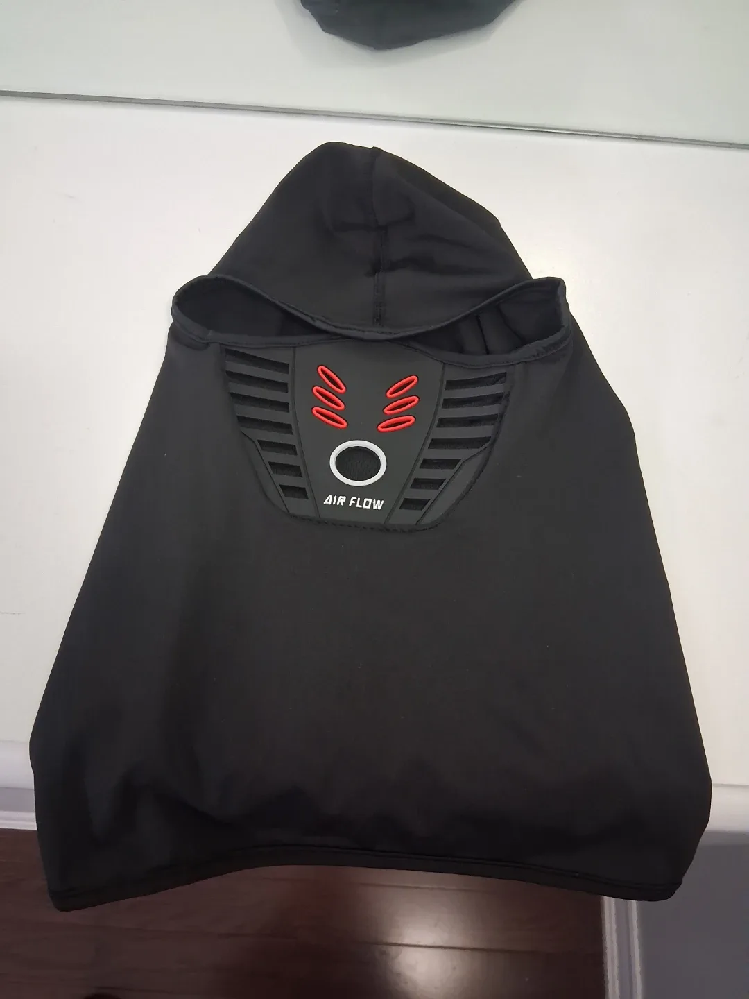 Black Balaclava with Air Flow Design image indicator(2)