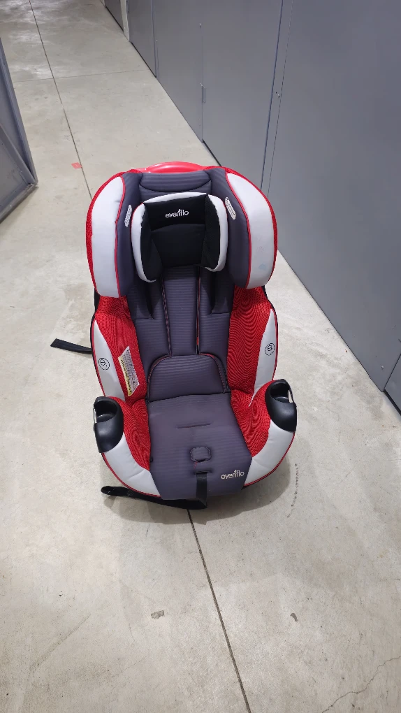 Evenflo Symphony Car Seat - Red & Grey - photo 2