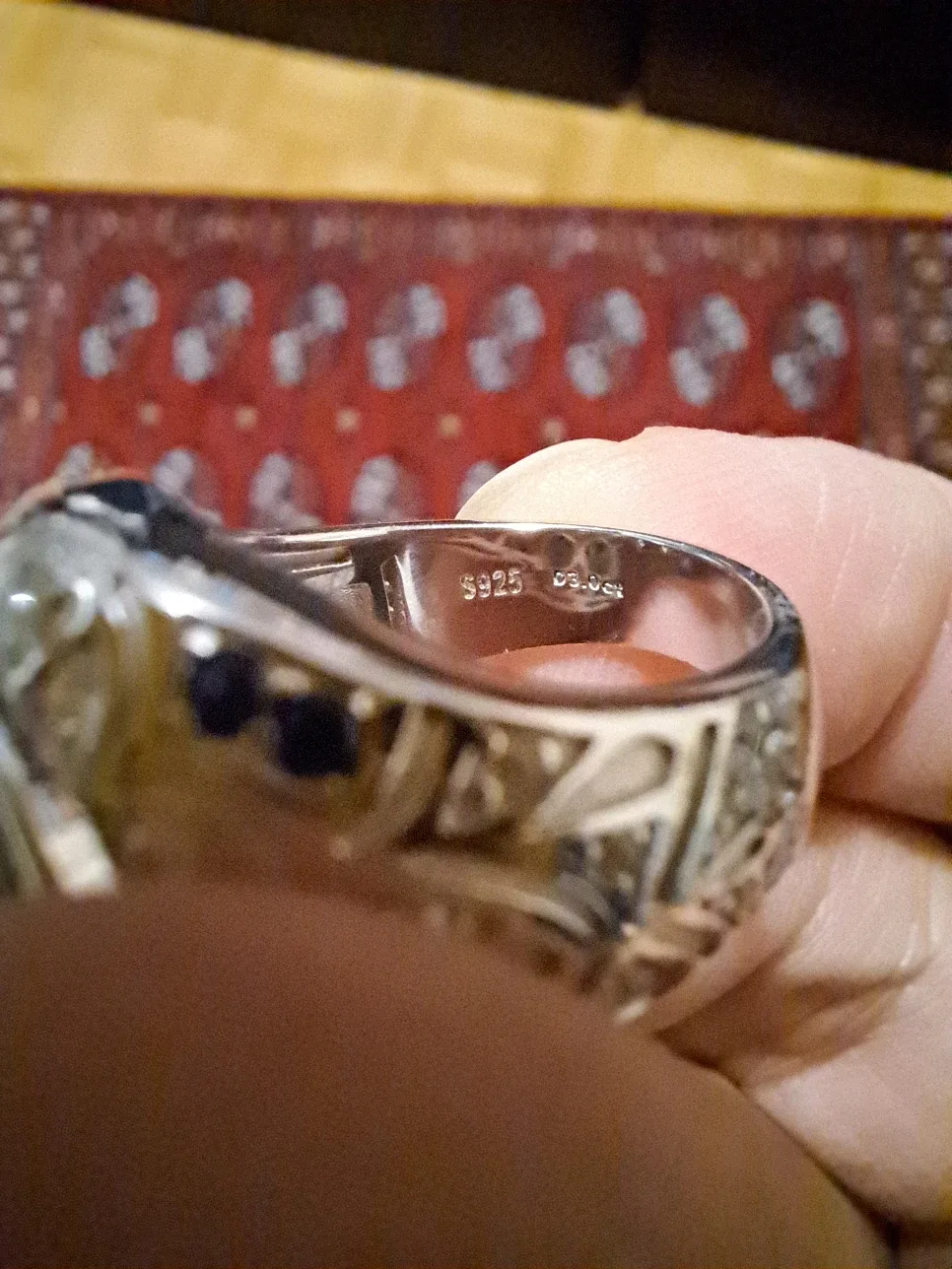 Sterling Silver Ring, 9.19g image indicator(6)