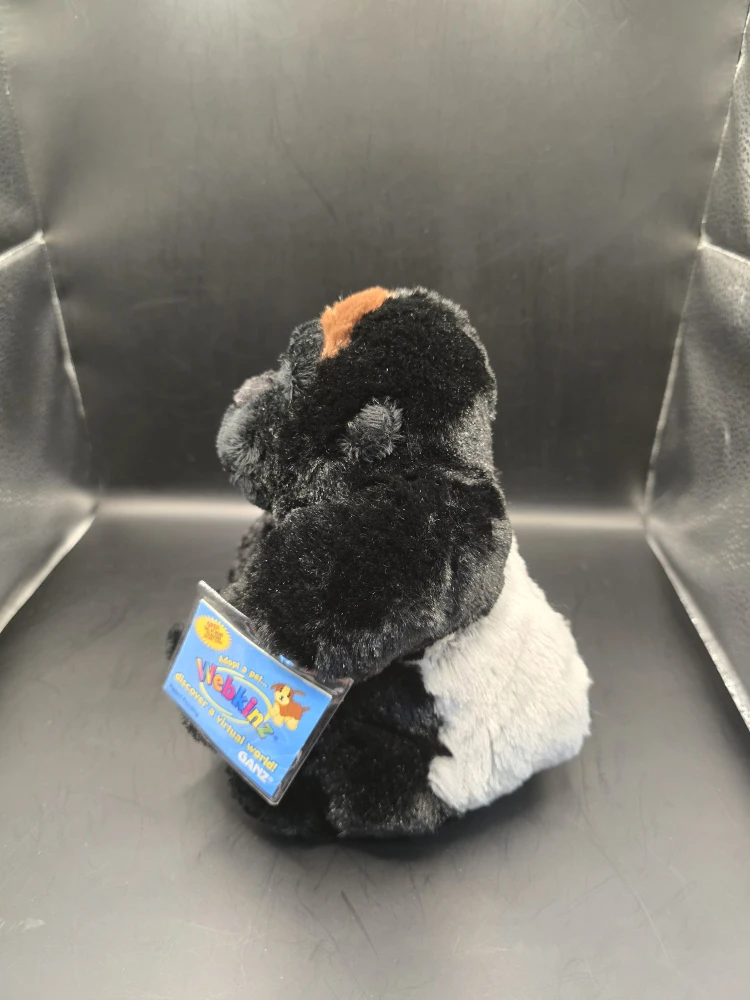 New Ganz Webkinz Silverback Gorilla HM335 Plush Toy Unused Code - photo 2