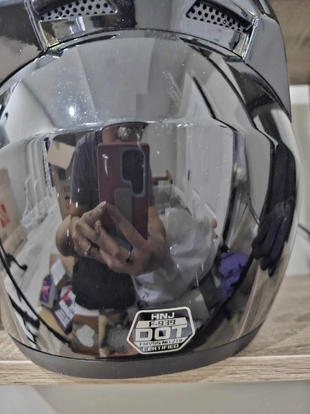 HNJ F-939 Motorcycle Helmet with Cat Ears - photo 2