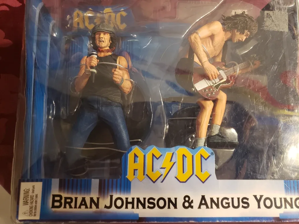 AC/DC Brian Johnson & Angus Young Figures