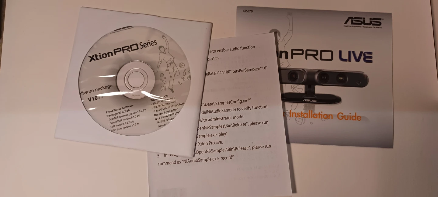 ASUS Xtion PRO LIVE development motion sensor - photo 4