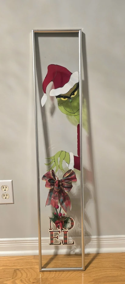 The Grinch Stained glass - 8x40"