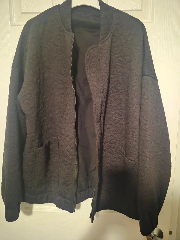 Quilted Bomber Jacket