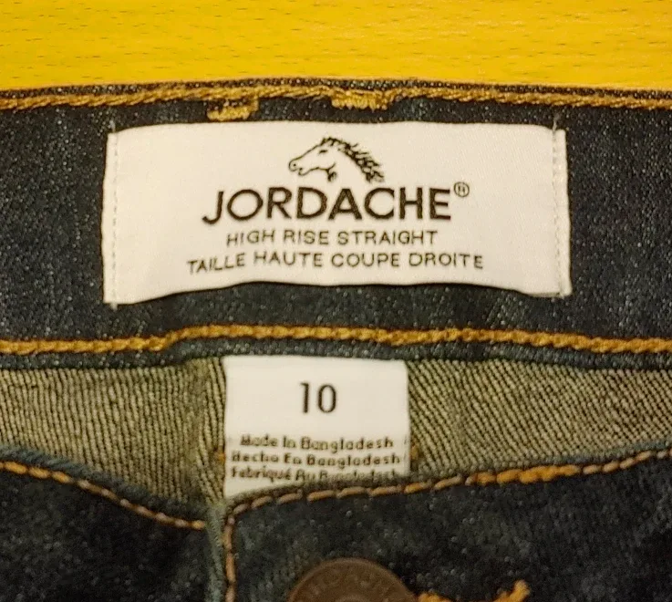 Jordache High Rise Straight Jeans size 10 image indicator(7)