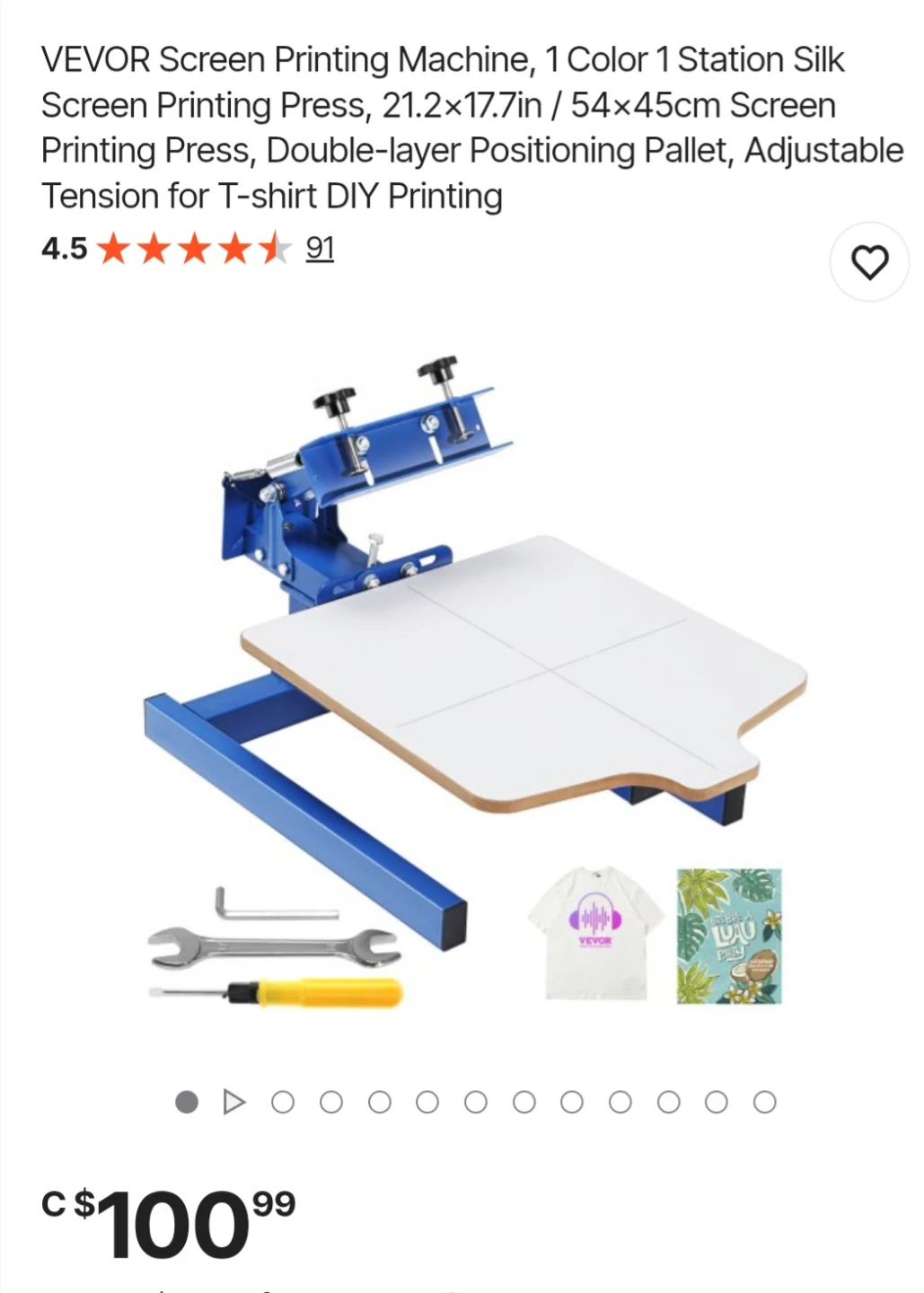 VEVOR Screen Printing Machine - New in Box!
