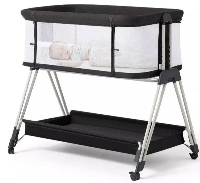 BRAND NEW SEALED - Bedside Crib with Adjustable Height image indicator(6)