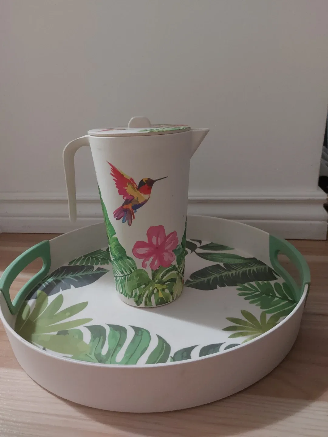 Home Sense Tray and Pitcher Set