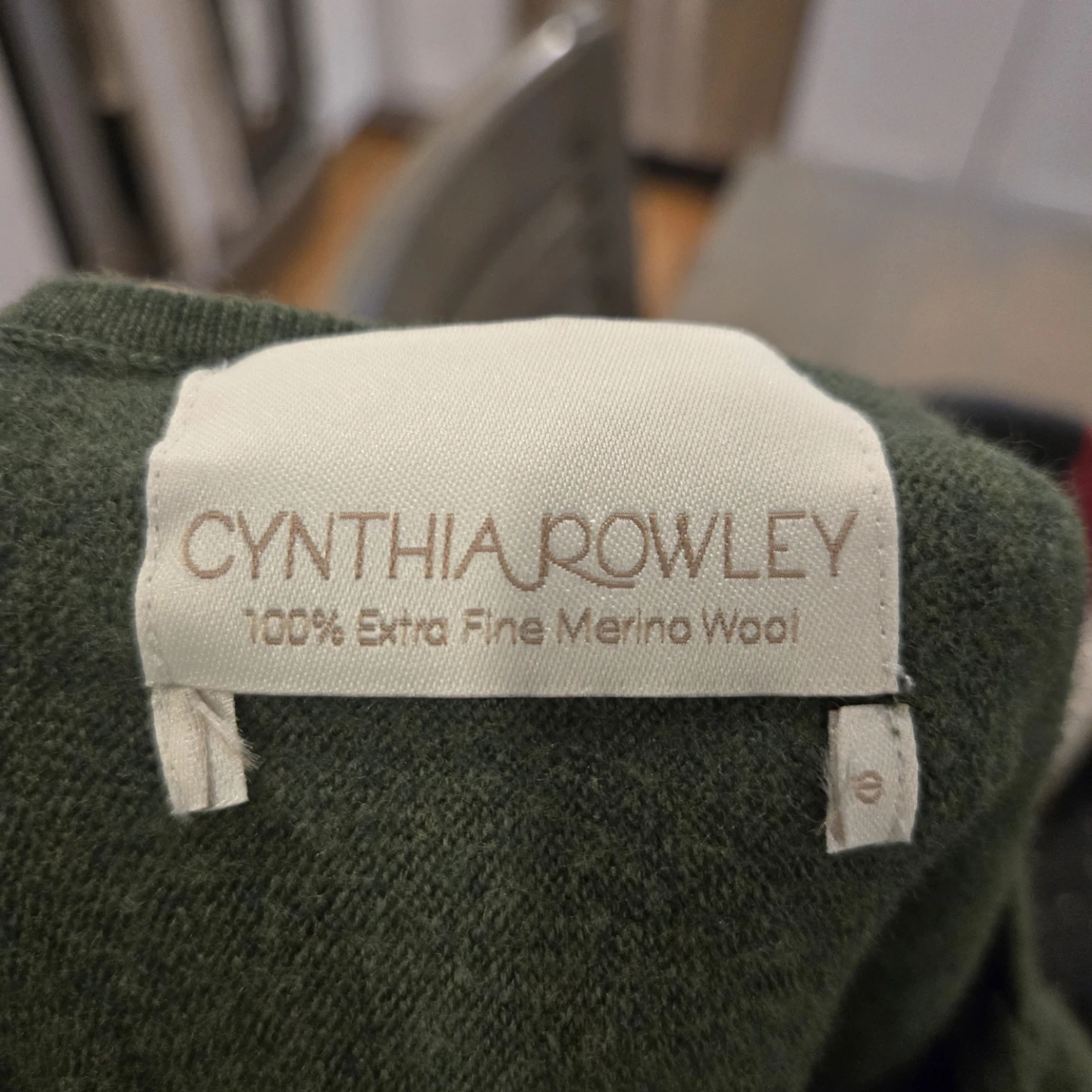 Cynthia Rowley Merino Wool Sweater Size Small - photo 2