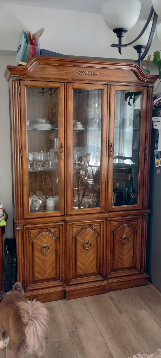 Wooden China Cabinet