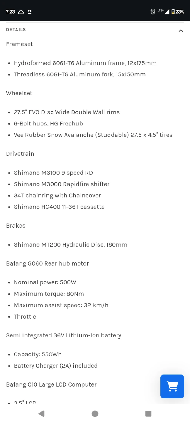 EVO EMTN Ebike Red, M/L Size - photo 2