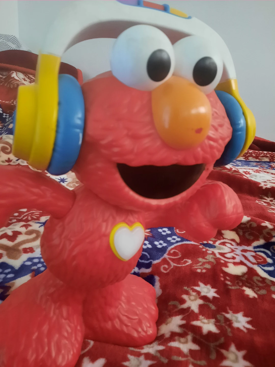 Elmo Toy with Headphones
