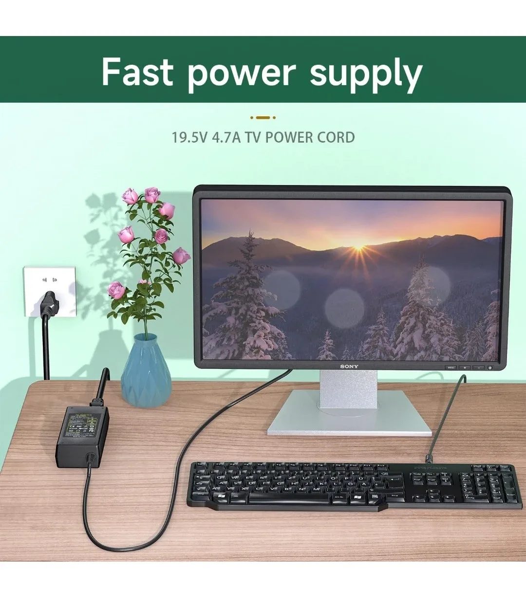 Syfrufo 90W TV Charger AC Adapter image indicator(5)