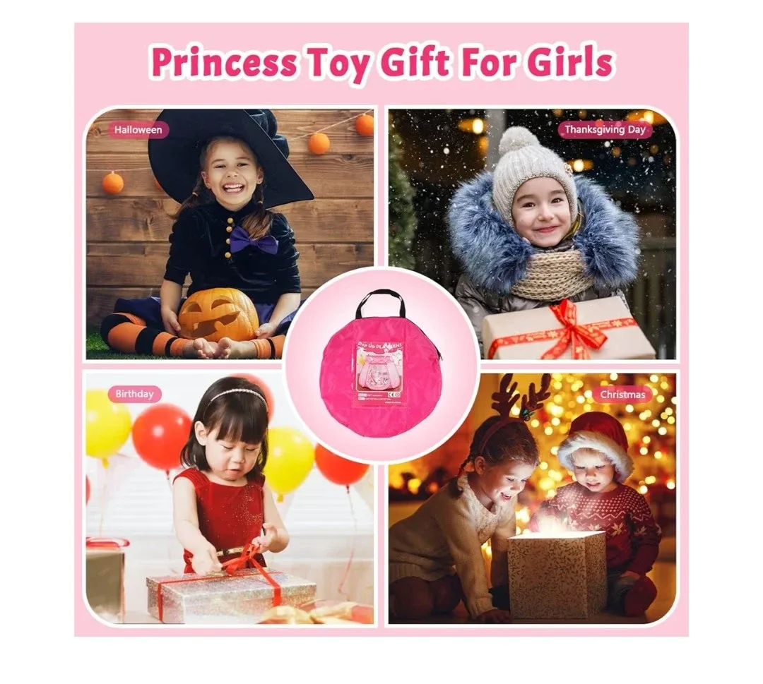 Princess Toy Gift Play Tent for Girls image indicator(5)
