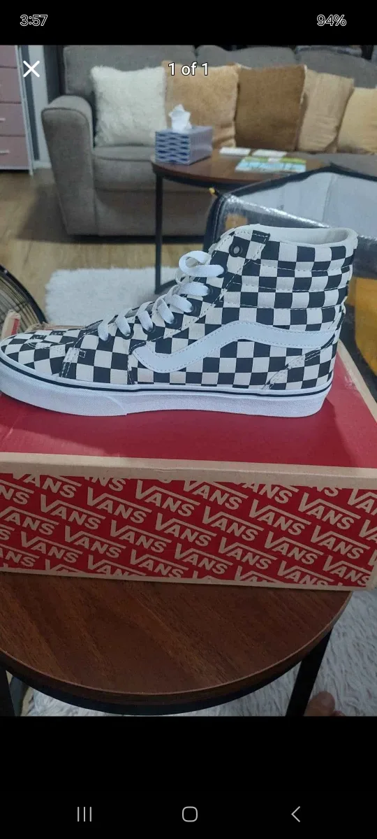 Vans Sk8-Hi Checkerboard High Top