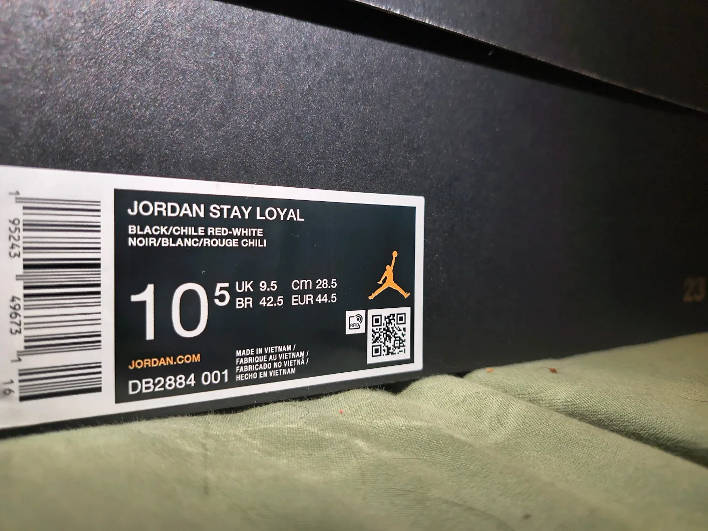 Jordan Stay Loyal Black/Chile Red Size 10.5 image indicator(2)