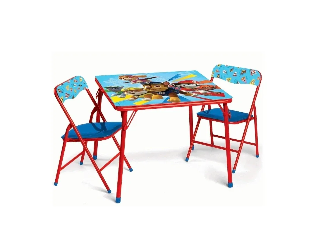 4 × Brand New Paw Patrol Washable Folding Activity Table, Chairs