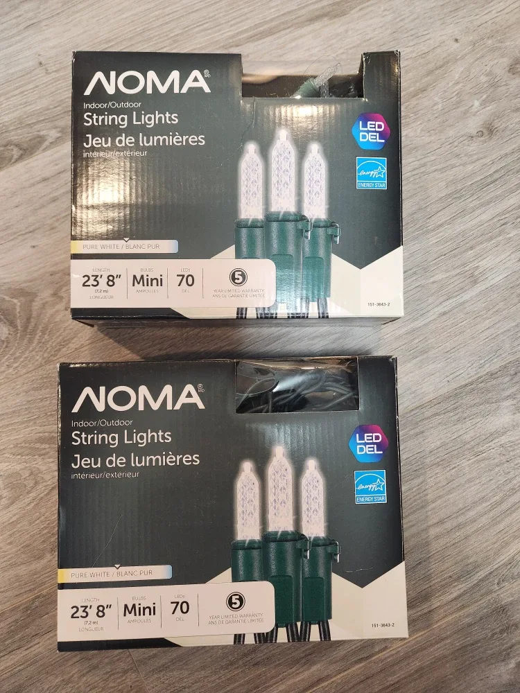 2 sets of Noma String Lights- New in box