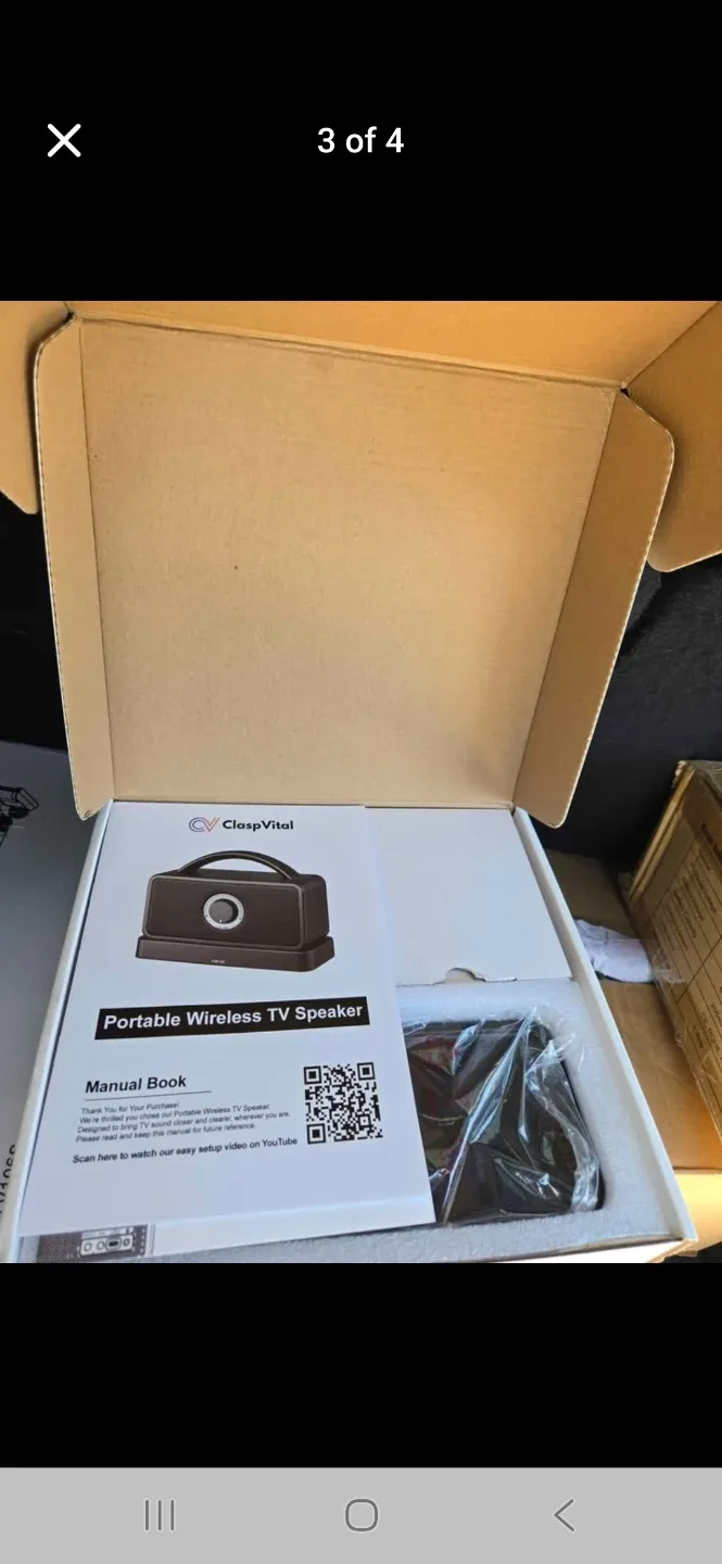 ClaspVital Portable Wireless TV Speaker image indicator(2)