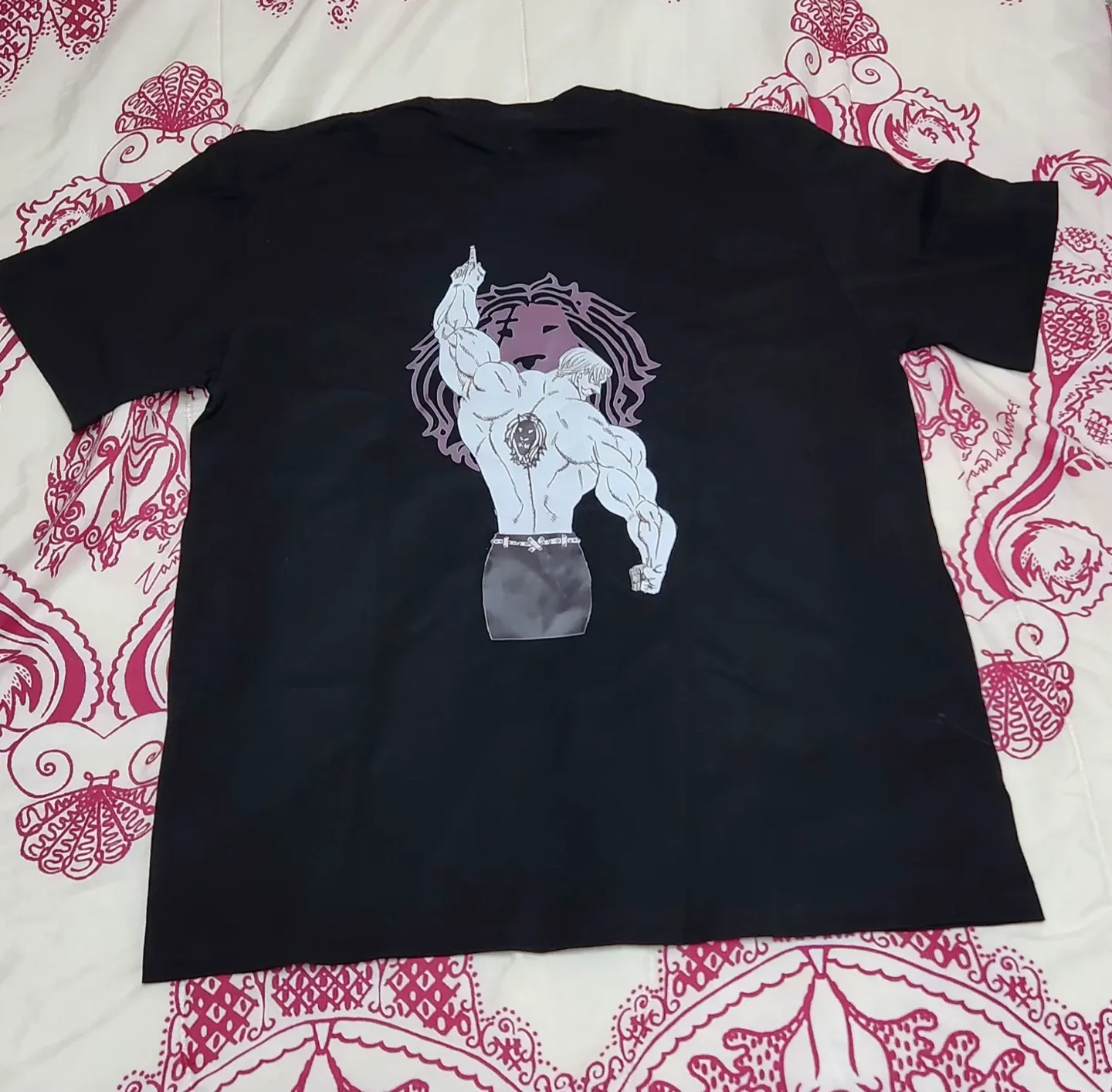 Black T-Shirt with Graphic Print thumbnail