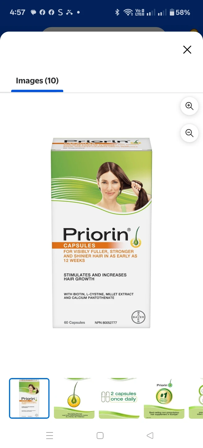 Priorin Capsules for Hair Growth - 60 Capsules🥕
