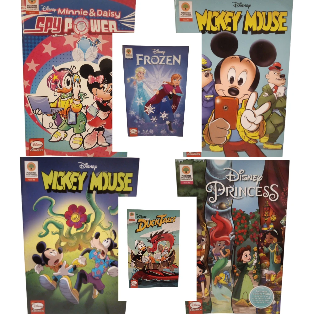 Disney Comics Bundle: Minnie, Mickey, Frozen, DuckTales-6pcs