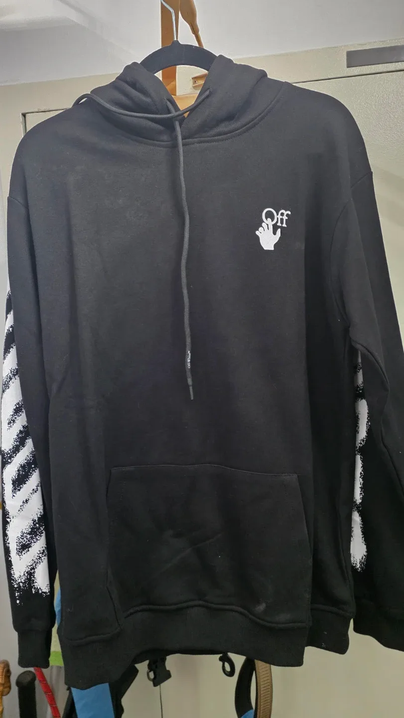 Off-White Black Hoodie image indicator(2)
